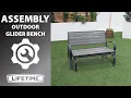 Lifetime Outdoor Glider Bench Lifetime Assembly