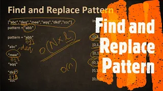 Find and Replace Pattern LeetCode 890 Coders Camp