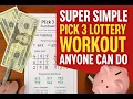 Super Simple Pick 3 Lottery Workout Anyone Can Do