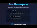 C Namespaces Organize Code Avoid Conflicts for Beginners