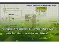 Voltage Temperature Frequency Meter with PIC Micro controller