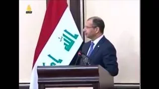 لحظة طلب سليم الجبوري رفع الحصانة عنه في مجلس النواب 