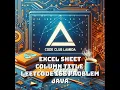 Excel Sheet Column Title LeetCode 168 problem - Java solution guide step by step