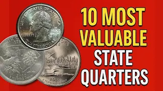 10 Most Valuable State Quarter Error Coins Worth GOOD Money