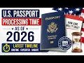 U S Passport Processing Time As of 2026