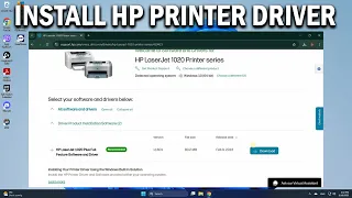 How To Download Install Any HP Printer Drivers - Easy Fix