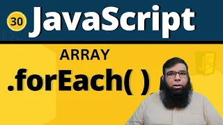 JavaScript foreach loop tutorial Array foreach in JavaScript Class 30