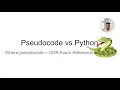 OCR J277 Exam Reference Language vs Python - GCSE Computer Science