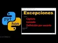 Excepciones python