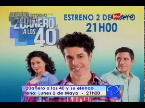 20añero a los 40 y su elenco Estreno Lunes 2 de Mayo - 21h00