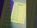 Table booklet made by me very easy