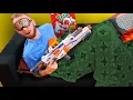 Download Lagu NERF Don’t Wake Daddy | Breakfast Surprise Challenge!