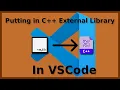 How to put in C External Library in VS Code