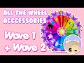 ALL of the WHEEL ACCESSORIES WAVE 1 WAVE 2 In ROYALE HIGH Roblox