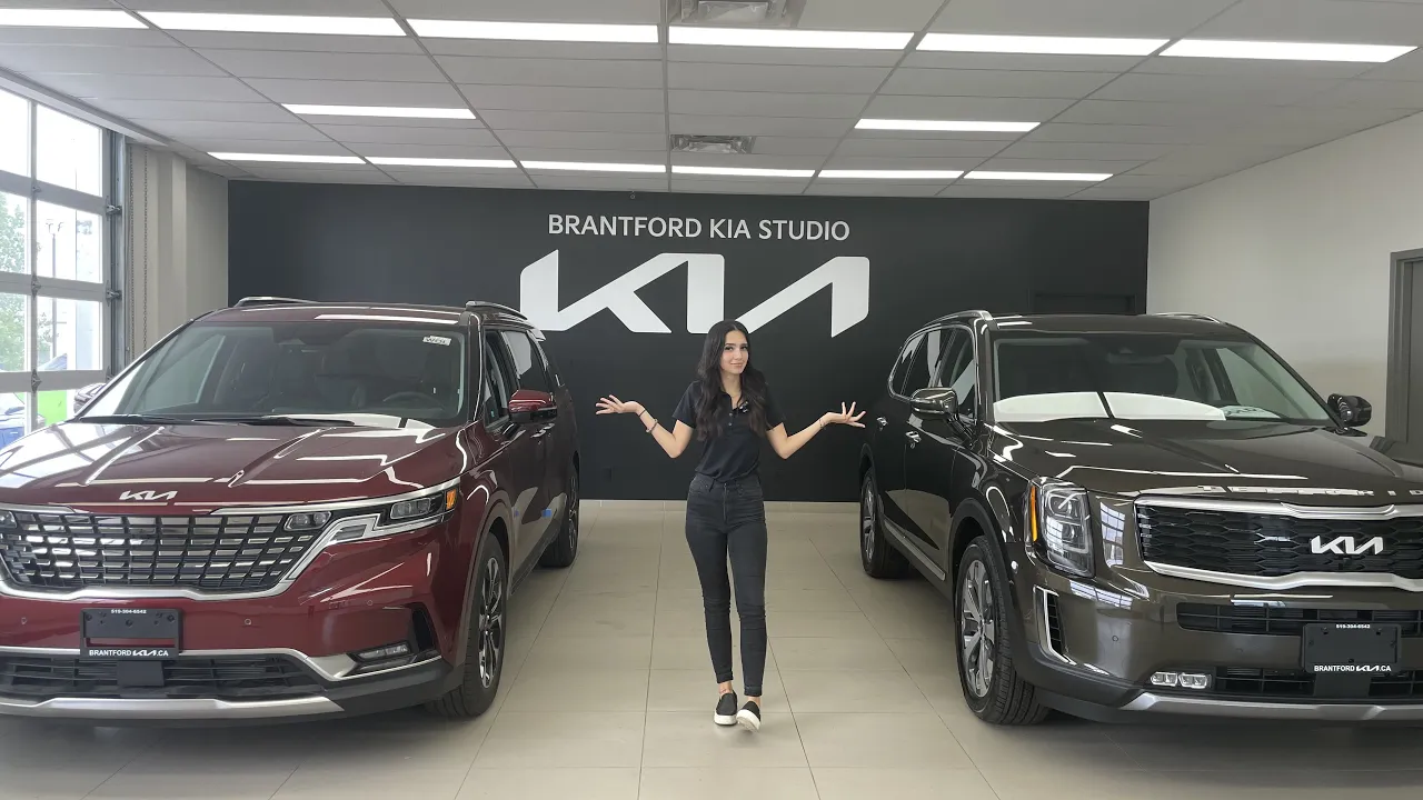 2023 Kia Carnival EX+ vs. 2022 Kia Telluride SX - Technology and Styling Differences!