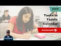 Set tasks in Toddle s calendar