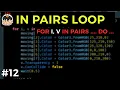 Roblox Studio Cau Truc IN PAIRS LOOP For i v in pairs do