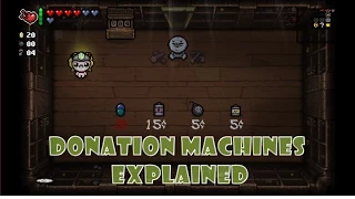 The Binding of Isaac Rebirth - ALL DONATION MACHINE UNLOCKS