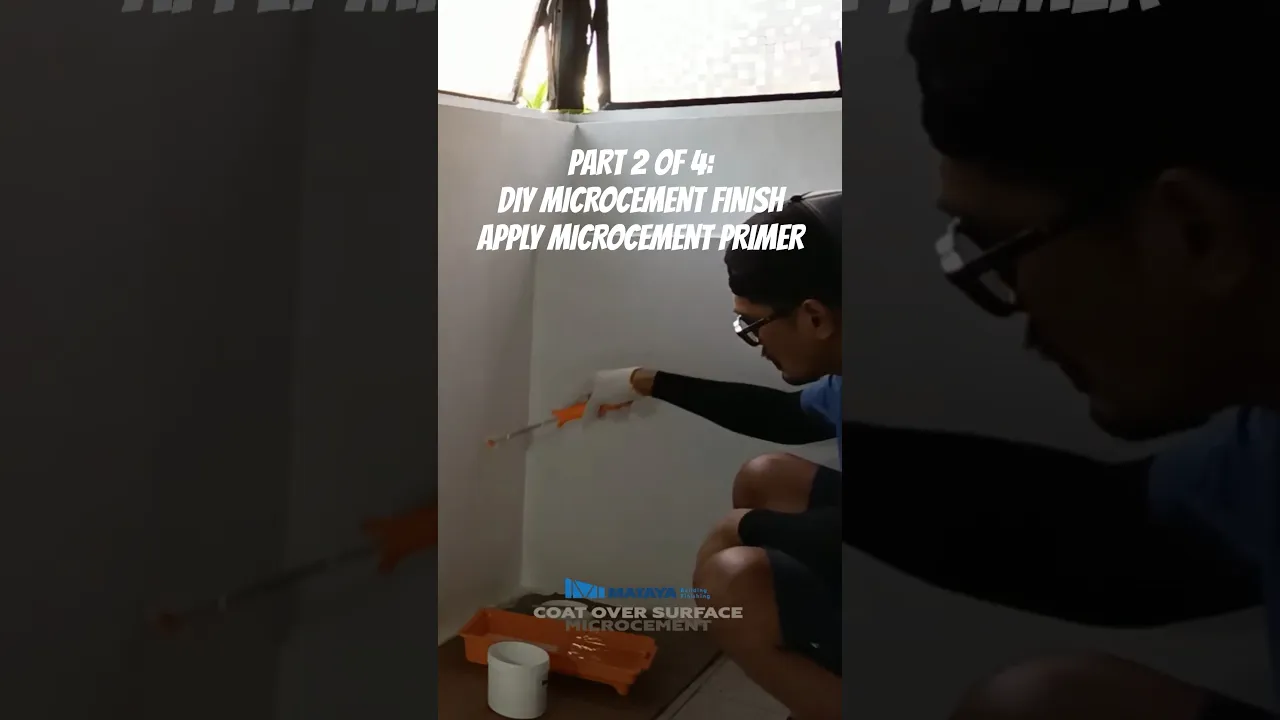 Microcement Primer Application