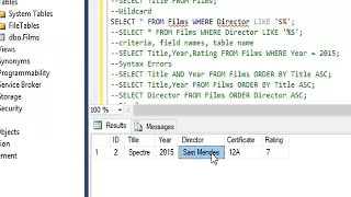54 - SQL Select Queries