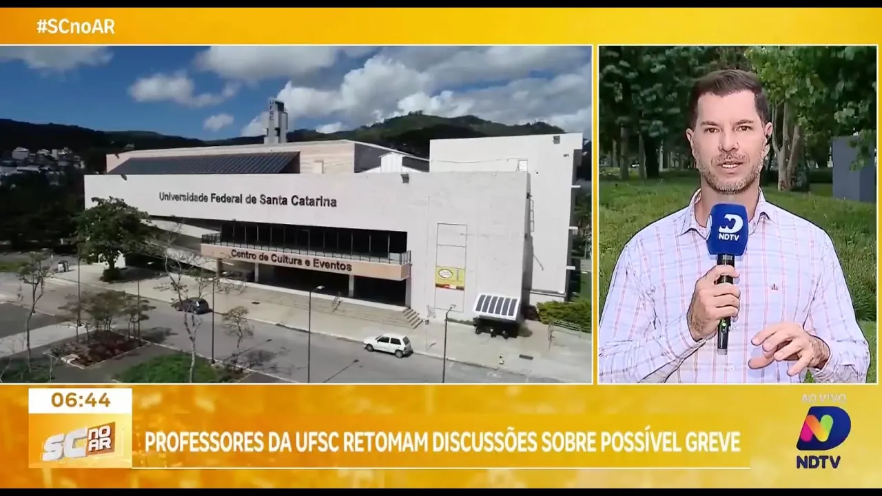 Professores da UFSC discutem possível adesão à greve ainda nesta terça-feira