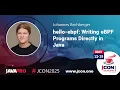 hello-ebpf Writing eBPF Programs Directly in Java Johannes Bechberger EN