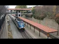 High Point North Carolina Station with North and Southbound Piedmont Trains