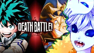 Nux Watches Deku VS Asta My Hero Academia VS Black Clover DEATH BATTLE 