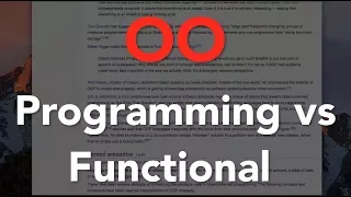 Object Oriented Programming vs Functional and a Banana