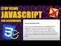 STOP using JAVASCRIPT for accordions use pure CSS
