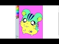 Hamtaro Hamster Coloring Page