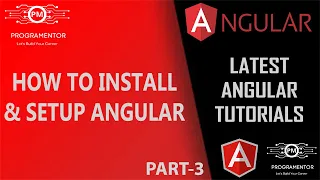 03 Angular Installation How To Install And Setup Angular Install Angular CLI TS