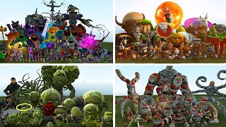 ALL POPPY PLAYTIME VS ALL ITALIAN BRAINROT VS ALL LIN GANG MELONS VS ALL GOOGOOGAGA In Garry's Mod!