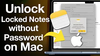 How to Unlock Mac Notes without Password Reset Forgotten Notes Password and Remove Lock From Notes