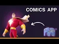 Marvel Comics Search App using JavaScript PHP Bootstrap