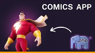 Marvel Comics Search App using JavaScript PHP Bootstrap