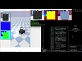PyBullet OpenCV Real-Time Pick and Place with Virtual Camera Kinematics Dashboard kuka iiwa