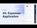 Expenses App UI to Code Speed Code