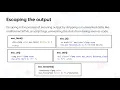 2 6 Validation Sanitization - Escaping