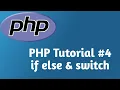 PHP Tutorial in Hindi PHP if else and switch case part 4 2020