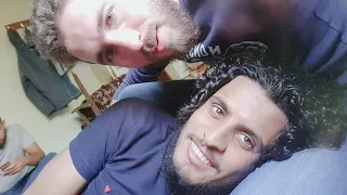 ساروتنا وصديقه معاذ اخي في فؤادي عبد الباسط الساروت و معاذ الشامي 