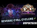 Fastest Spin2Win Reverse Chill Cyclone Build Guide - POE 3 27 Keepers of the Flame