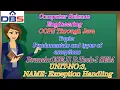 DBS - FUNDAMENTALS AND TYPES OF EXCEPTIONS UNIT-3 EXCEPTION HANDLING CSE II YEAR-1st SEM OOPS-JAVA