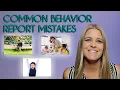 Stop Making These Mistakes With Your Daily Behavior Report