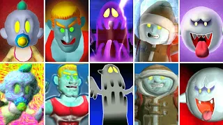 Luigi's Mansion - All Bosses Before & After Defeat