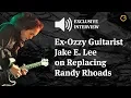 Former Ozzy Guitarist Jake E Lee Opens Up on Replacing Randy Rhoads