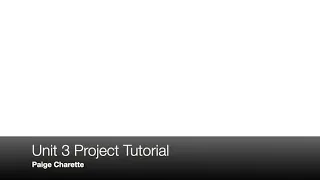 Unit 3 Project Glowscript Tutorial