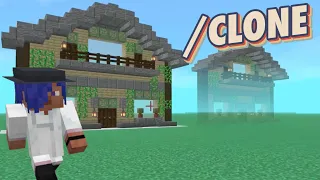 Using the Clone Command - Minecraft Bedrock Command Tutorial Series