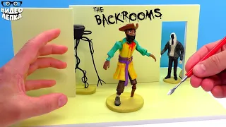 Капитан Кларк и другие Сущности из Закулисья реальности ► Backrooms | Видео Лепка