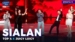 top 4 x juicy luicy sialan spektakuler show 11 indonesian idol 2025